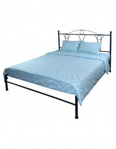Полуторное постельное белье Руно Голубой Вензель, 70х70 (2шт) см