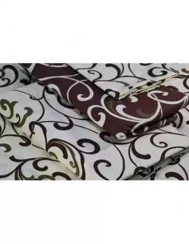 Двоспальна постільна білизна Вілюта 5400 Коричневий Двоспальна постільна білизна Вілюта 5400 Коричневий