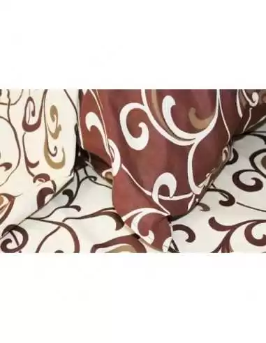 Постільна білизна євро Вілюта 5400 Коричневий Постільна білизна євро Вілюта 5400 Коричневий