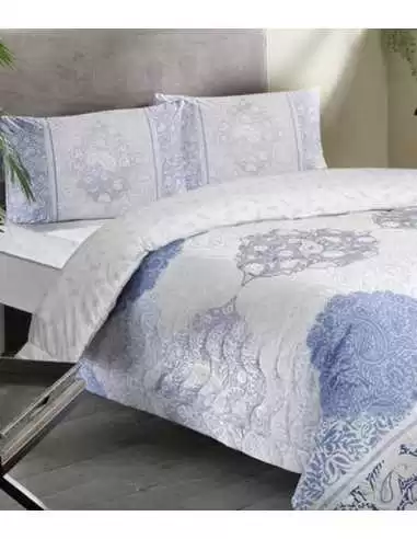 Полуторное постельное белье TAC Aryan V01 Mavi Полуторное постельное белье TAC Aryan V01 Mavi