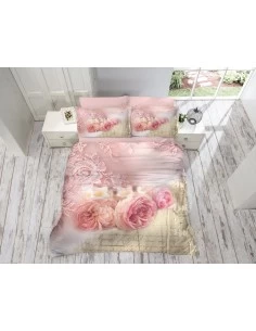 Постільна білизна євро Cotton Box Gokay 3D Roses