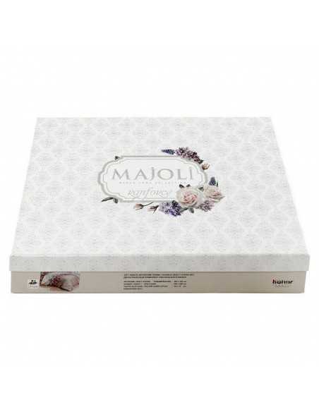 Постільна білизна євро Cotton Box Majoli Sofya V2 Lilac