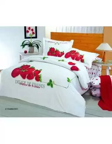 Полуторна постільна білизна Le Vele Strawberry Полуторна постільна білизна Le Vele Strawberry