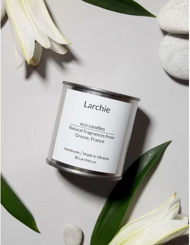 Ароматическая свеча в банке Лотос и зеленый чай, 250 мл Ароматическая свеча в банке Лотос и зеленый чай, 250 мл