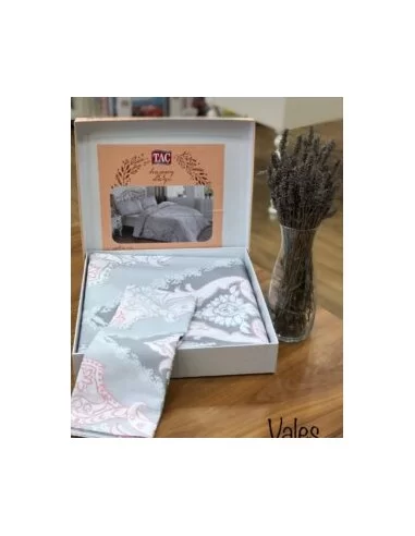 Полуторное постельное белье TAC Vales Pink Полуторное постельное белье TAC Vales Pink