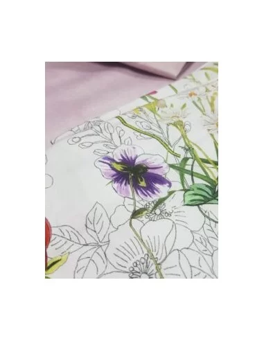 Постільна білизна євро TAC Benicia Red Постільна білизна євро TAC Benicia Red