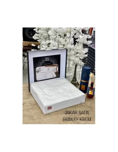 Постельное белье евро TAC Brinley Cream Постельное белье евро TAC Brinley Cream