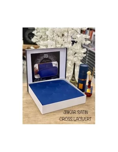 Постельное белье евро TAC Cross Blue Постельное белье евро TAC Cross Blue