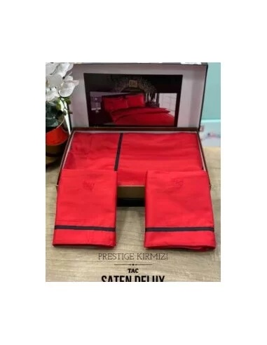 Постільна білизна євро TAC Prestige Red Постільна білизна євро TAC Prestige Red