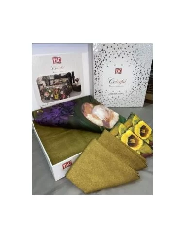 Постельное белье евро TAC Seraphina Red Постельное белье евро TAC Seraphina Red