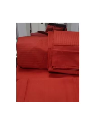 Постельное белье евро TAC Stripe Red, King Size Постельное белье евро TAC Stripe Red, King Size