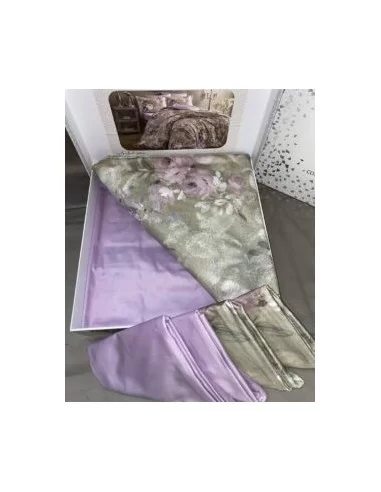 Сімейна постільна білизна TAC Jasmine Grey Сімейна постільна білизна TAC Jasmine Grey