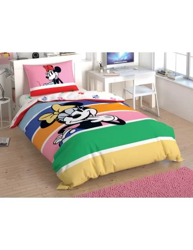 Підліткова постільна білизна Disney TAC Minnie Mouse Rainbow