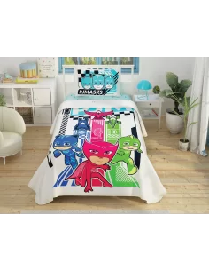 Полуторна постільна білизна TAC PJ Masks Action