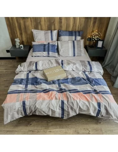 Постельное белье евро LeLIT B-1136, бязь Постельное белье евро LeLIT B-1136, бязь