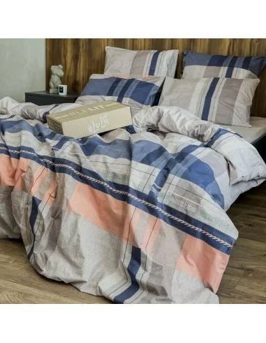 Постільна білизна євро LeLIT B-1136, бязь Постільна білизна євро LeLIT B-1136, бязь