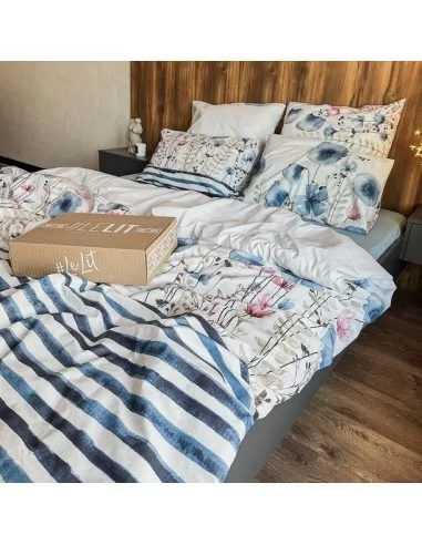 Постельное белье полуторное LeLIT B-1142, бязь Постельное белье полуторное LeLIT B-1142, бязь