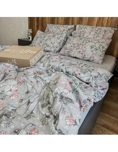 Постельное белье евро LeLIT B-1143, бязь Постельное белье евро LeLIT B-1143, бязь