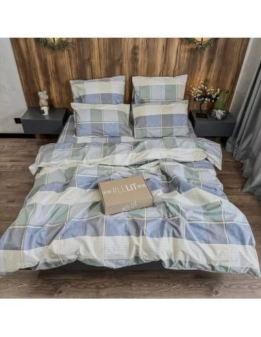 Постельное белье евро LeLIT B-1148, бязь Постельное белье евро LeLIT B-1148, бязь