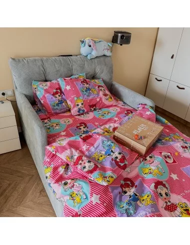 Детское постельное белье LeLIT B-1157, бязь, односпальный Детское постельное белье LeLIT B-1157, бязь, односпальный