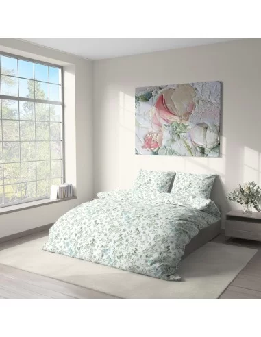 Постельное белье евро LeLit P-0139, микрофибра Постельное белье евро LeLit P-0139, микрофибра