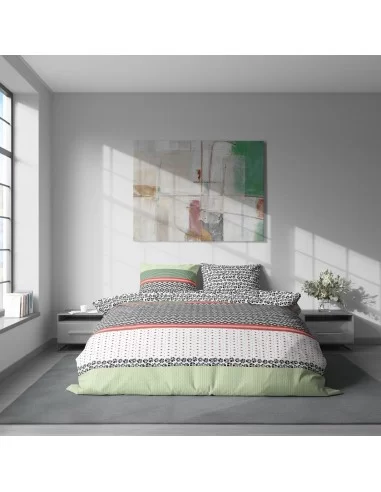 Постельное белье евро LeLit P-0142, микрофибра Постельное белье евро LeLit P-0142, микрофибра