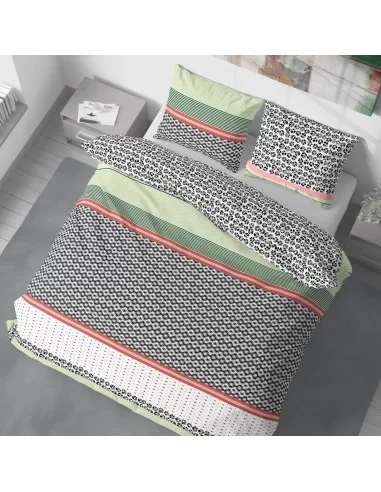 Постельное белье евро LeLit P-0142, микрофибра Постельное белье евро LeLit P-0142, микрофибра