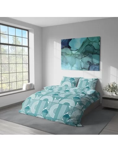 Постельное белье полуторное LeLit P-0136, микрофибра Постельное белье полуторное LeLit P-0136, микрофибра