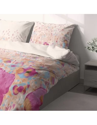 Постільна білизна полуторна LeLit P-0137, мікрофібра Постільна білизна полуторна LeLit P-0137, мікрофібра