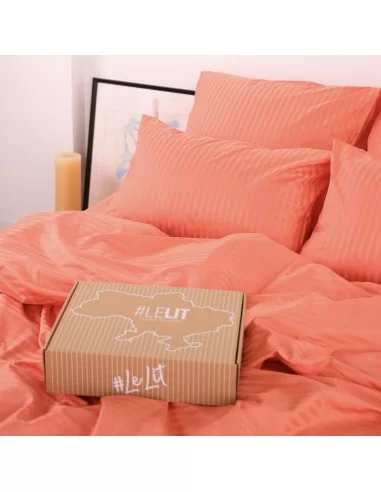 Двоспальна постільна білизна LeLit SS-3030, сатин Двоспальна постільна білизна LeLit SS-3030, сатин