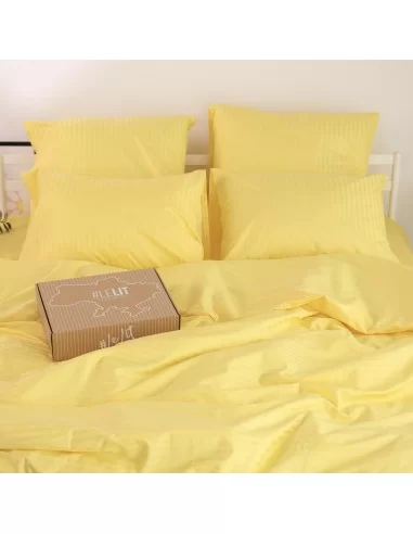 Постільна білизна євро LeLit SS-3017, сатин Постільна білизна євро LeLit SS-3017, сатин