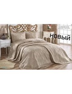 Покривало Hanibaba Gardenia Altin-Kahve, 250х270 см