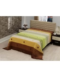 Покривало Le Vele Royal Rainbow Green, 160х220 см