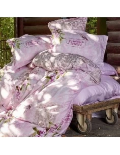 Постільна білизна Karaca Home Wisteria Pembe