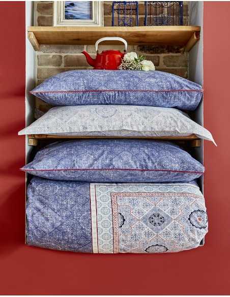 Постельное белье Karaca Home Livio Indigo