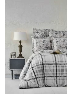 Постельное белье Karaca Home Plaid Gri