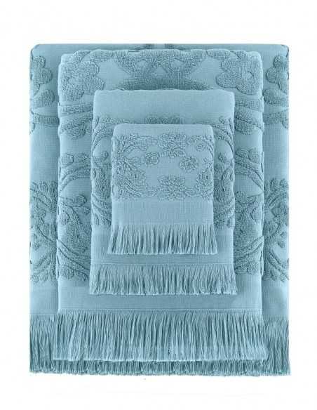 Рушник Arya Isabel Soft 100х150 см, блакитний