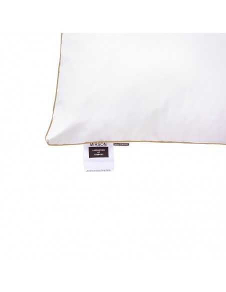 Подушка MirSon De Luxe Hand Made White, 50х70 см (середня)