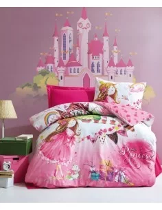 Дитяча постільна білизна Cotton Box Princess Pembe