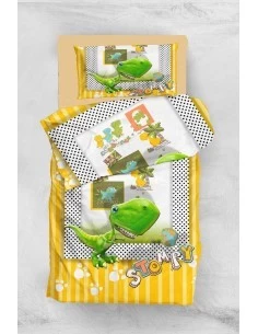 Детское постельное белье Eponj Home Stompy Sari-Yesil