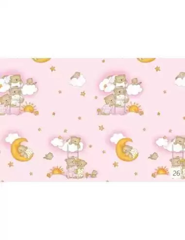 Дитяча постільна білизна Zastelli 26 Ведмеді на рожевому Дитяча постільна білизна Zastelli 26 Ведмеді на рожевому