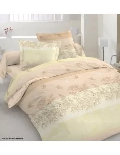 Полуторна постільна білизна Руно Beige Brown 20-0798, 50х70 см