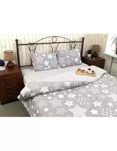 Полуторна постільна білизна Руно Grey Star Полуторна постільна білизна Руно Grey Star