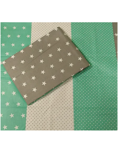 Постельное белье евро Zastelli Star Dots Green